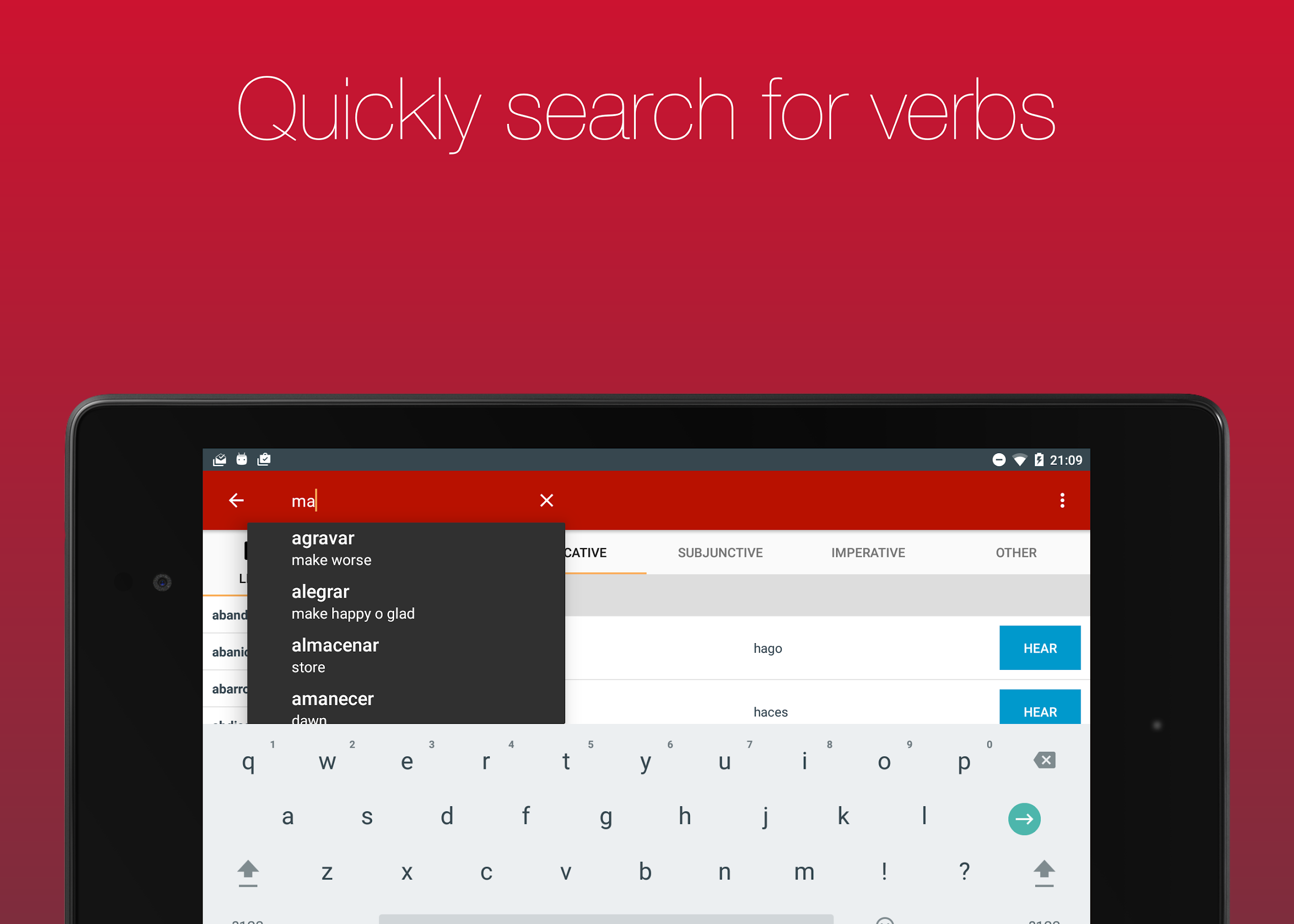 Spanish Verb Conjugator screenshot 8