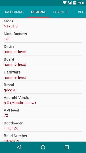 Device Info screenshot 2