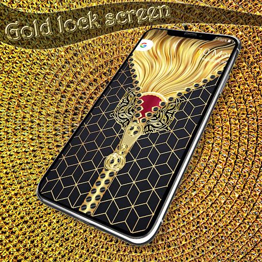 Gold lock screen screenshot 3