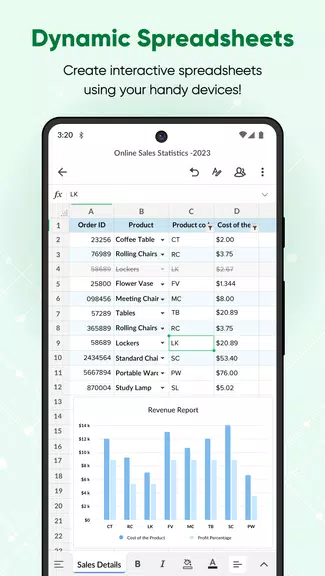 Zoho Sheet screenshot 1