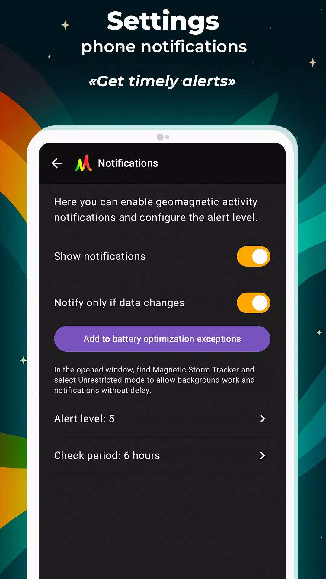 Magnetic Storm Tracker screenshot 8
