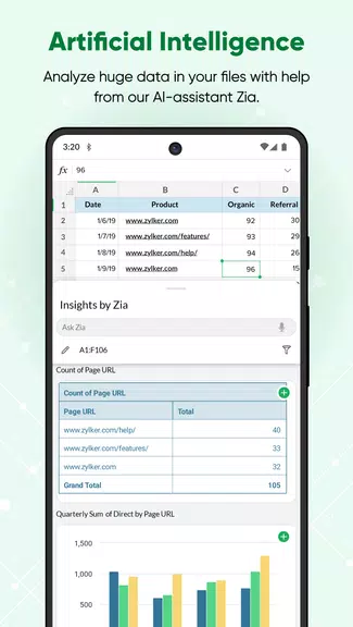 Zoho Sheet screenshot 4