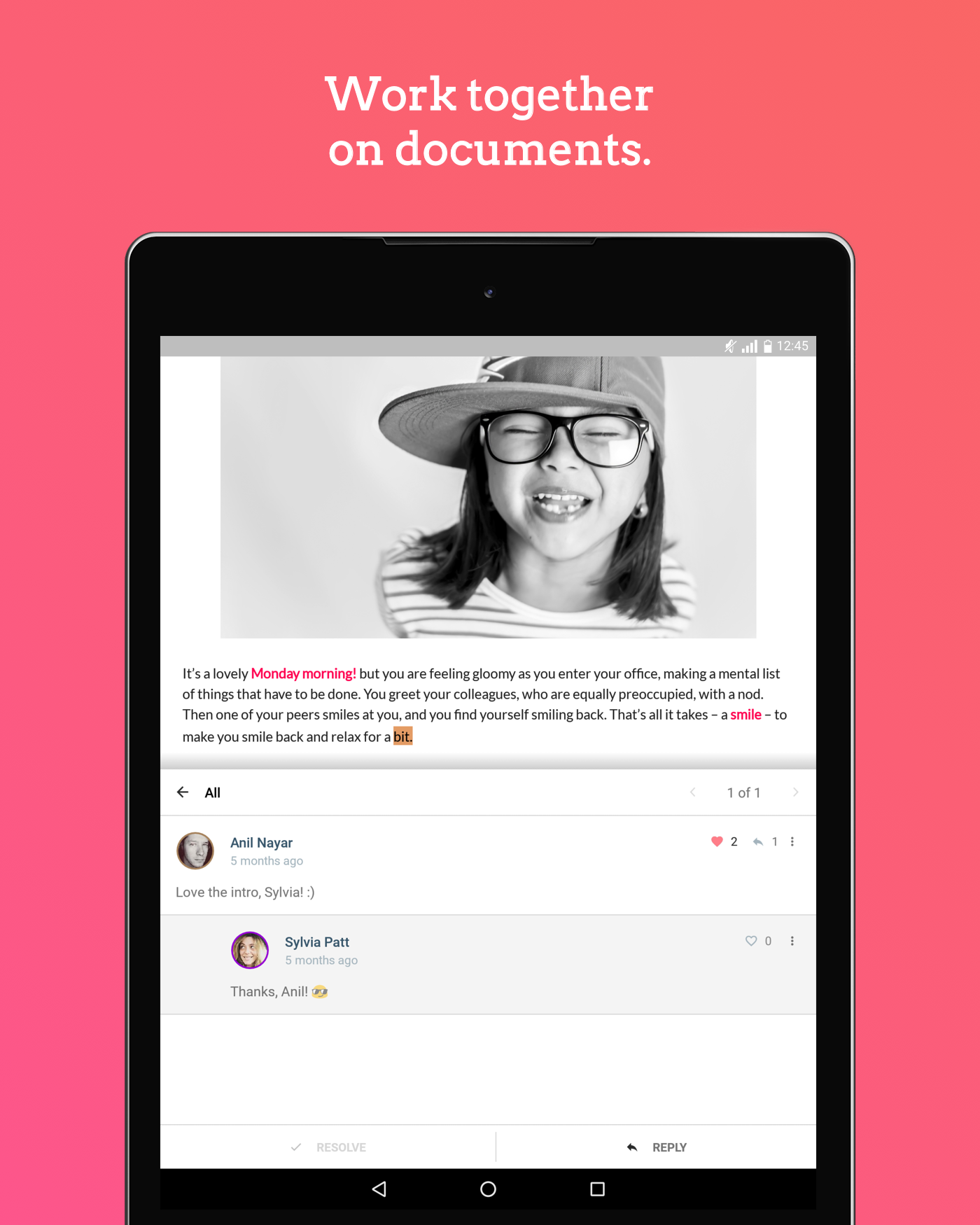 Zoho Writer - Document Editor screenshot 7