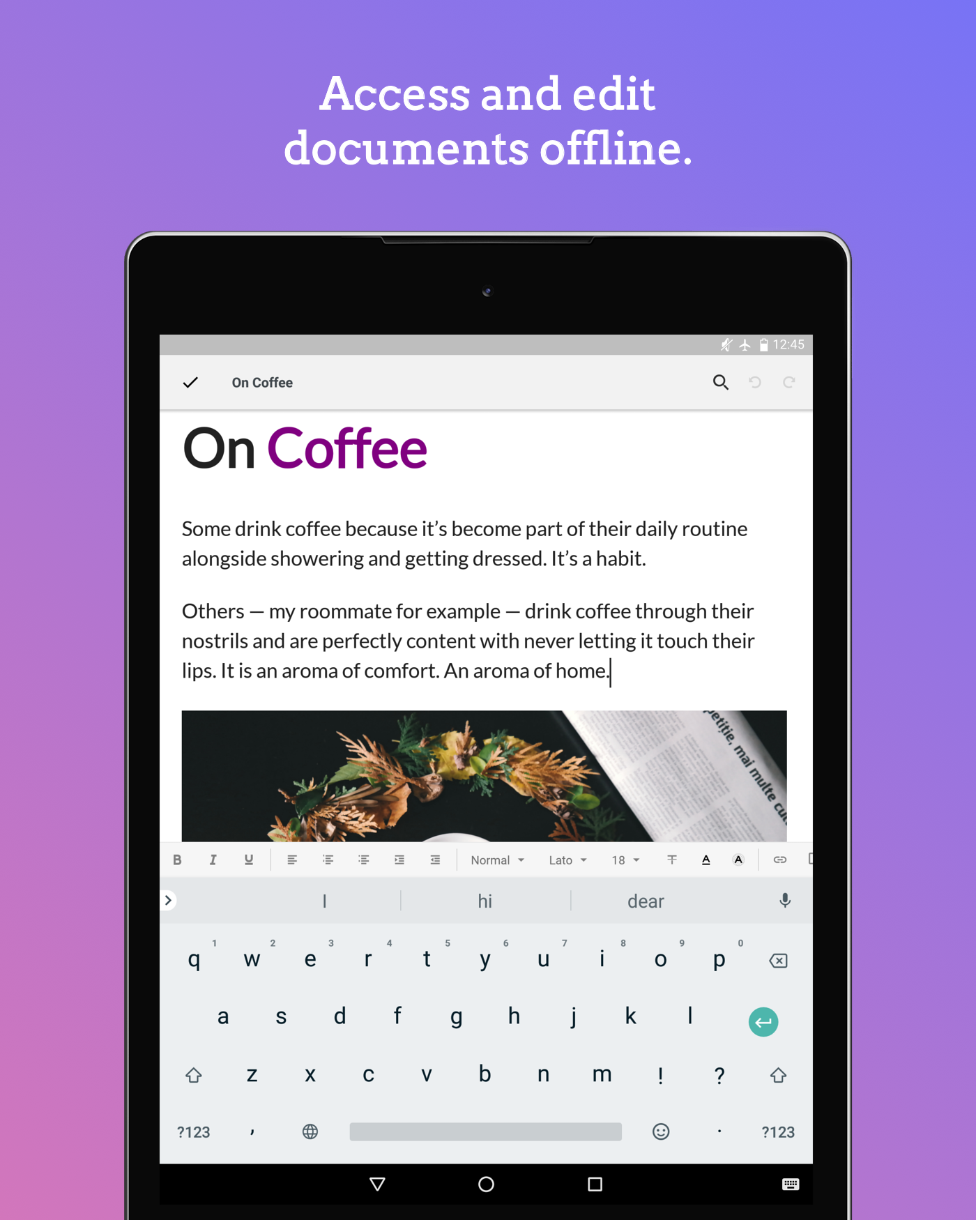 Zoho Writer - Document Editor screenshot 9