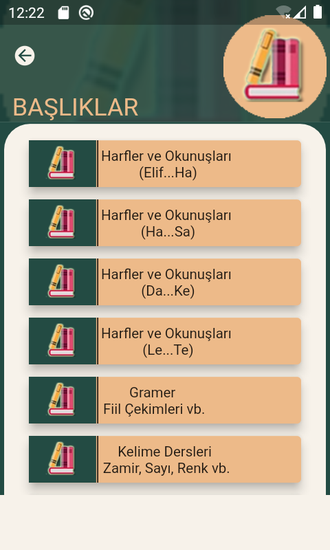 Arapça Öğrenelim Sesli Dersler screenshot 2