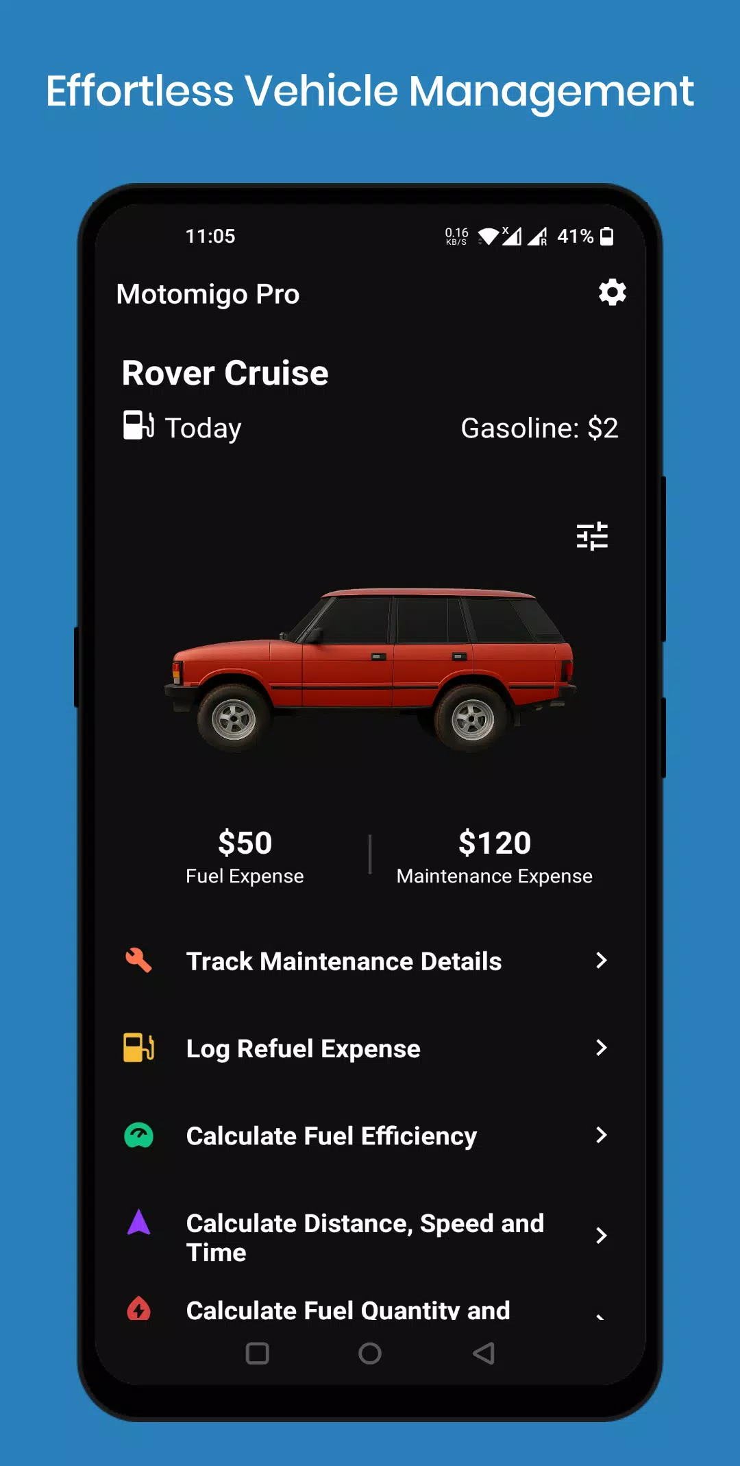 Motomigo screenshot 1