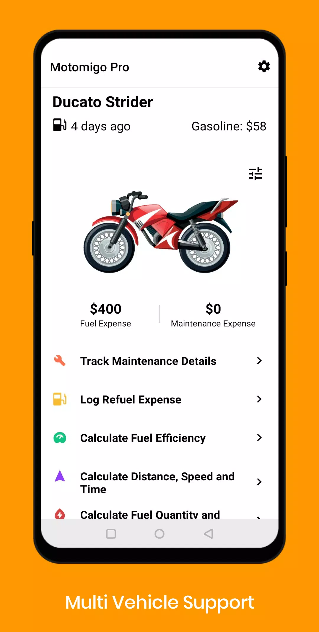 Motomigo screenshot 2
