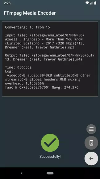FFmpeg Media Encoder screenshot 4