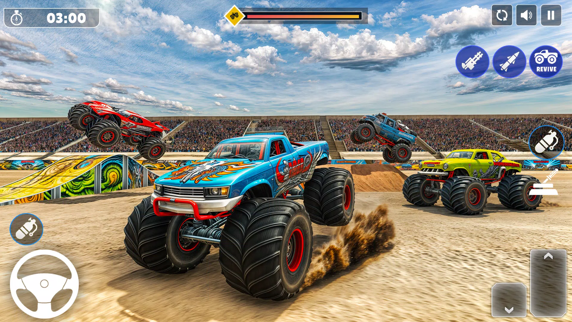 Extreme Monster Truck 4x4 Game screenshot 1