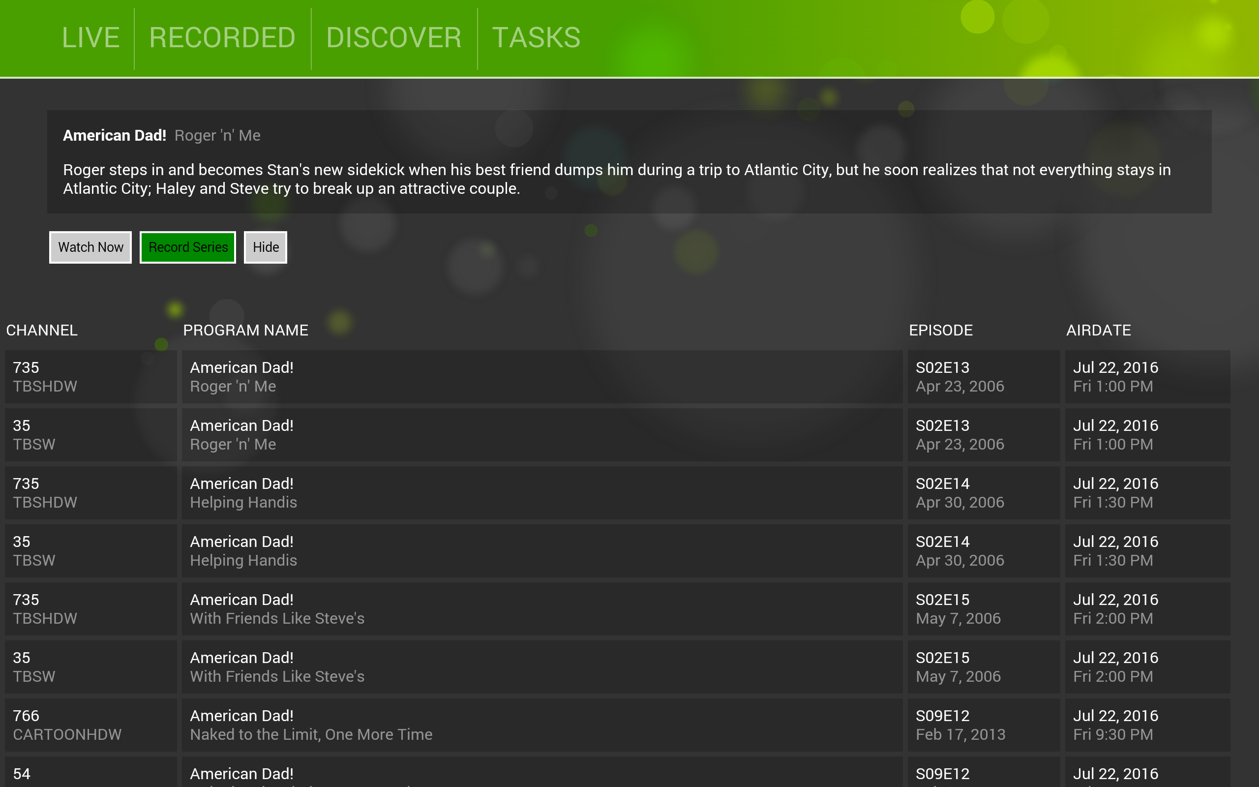 HDHomeRun screenshot 12