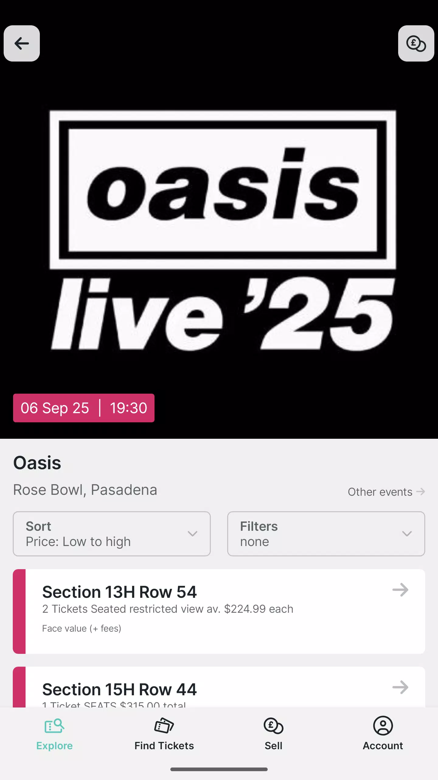 Twickets screenshot 4