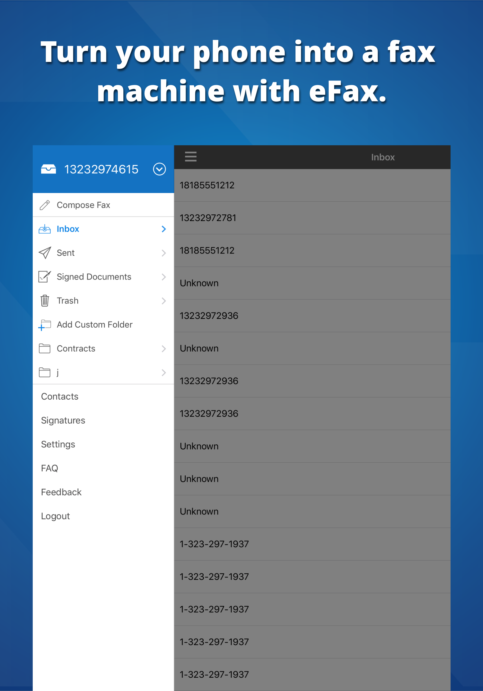 eFax screenshot 6