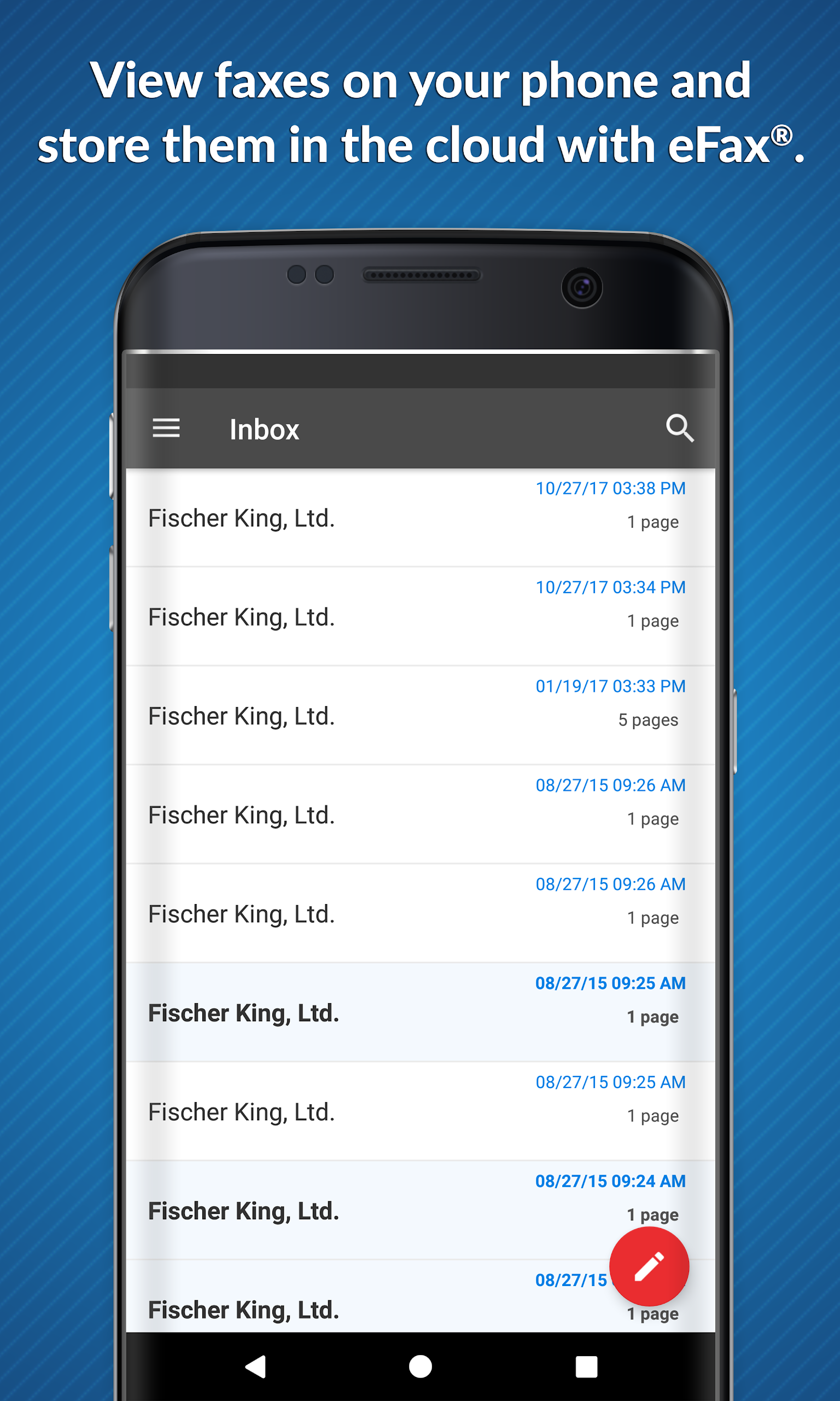 eFax screenshot 5