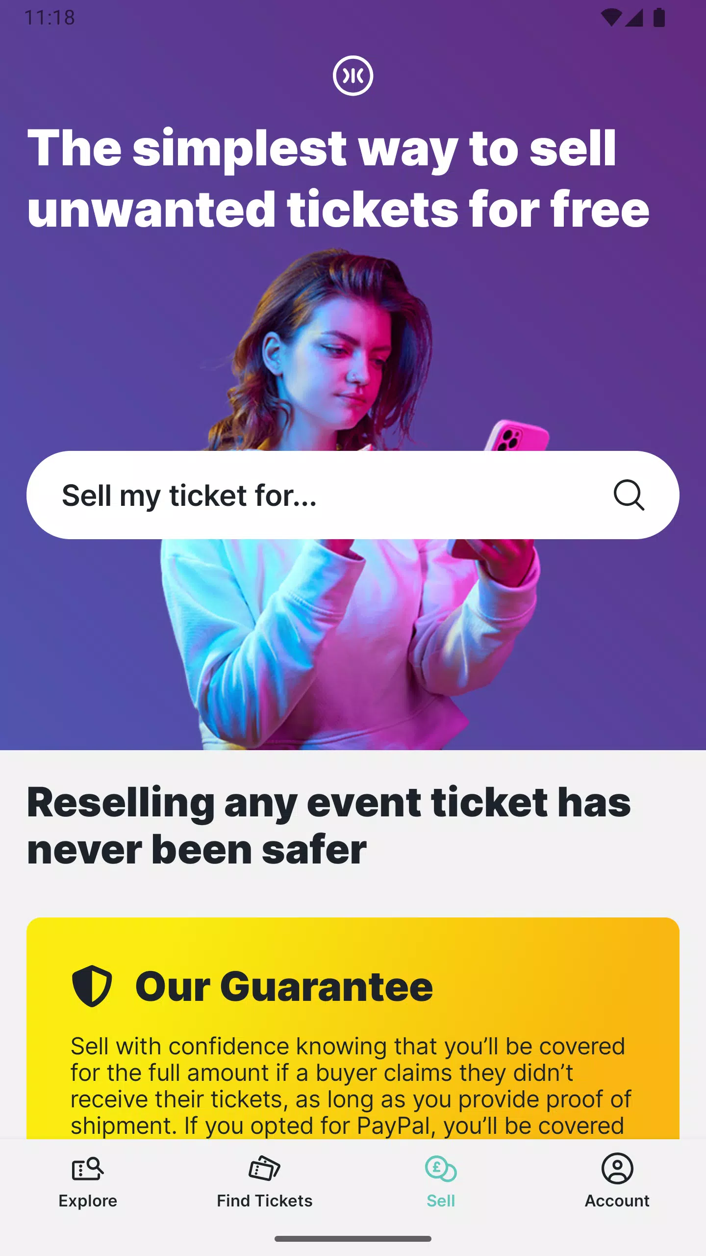 Twickets screenshot 2