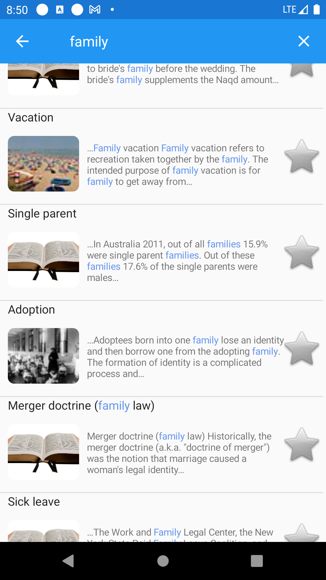 Legal Terminology Offline screenshot 1
