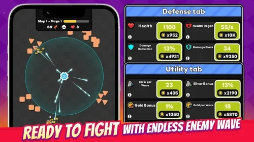 Idle Cannon: Tower TD Geometry screenshot 2