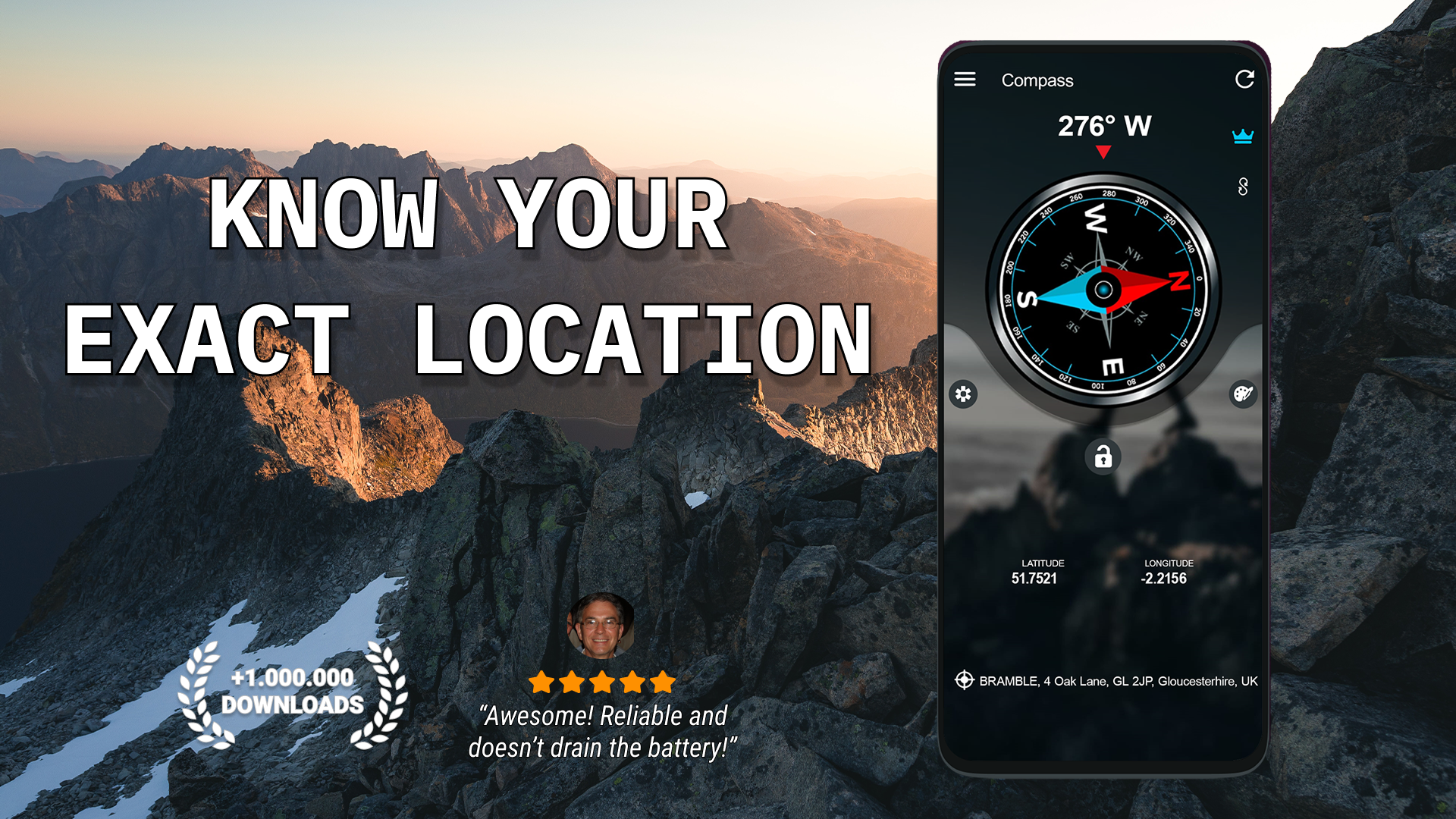 Compass - Direction Finder screenshot 1