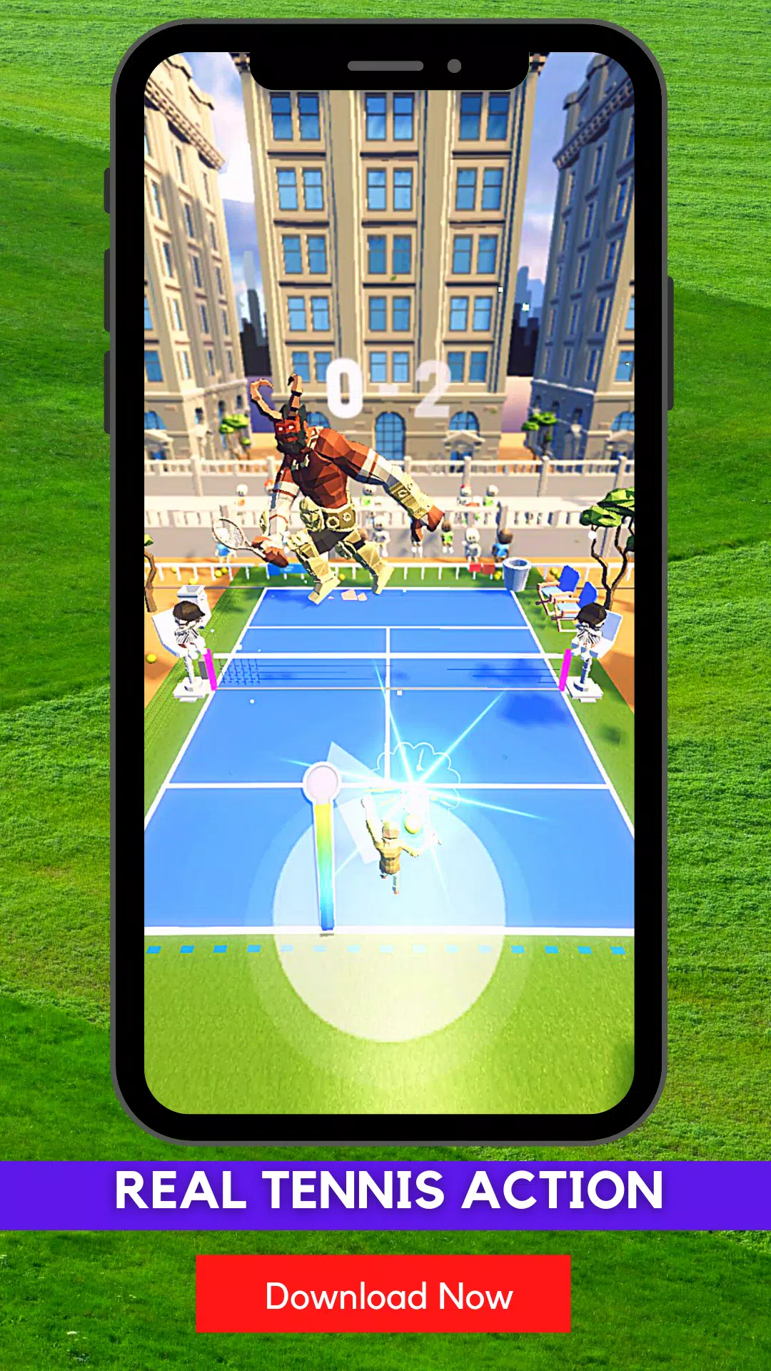 Tennis Superhero Battle screenshot 8