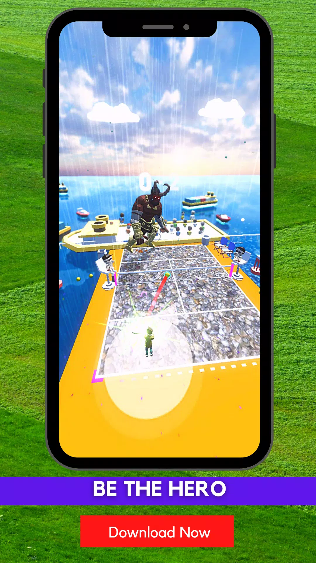 Tennis Superhero Battle screenshot 3