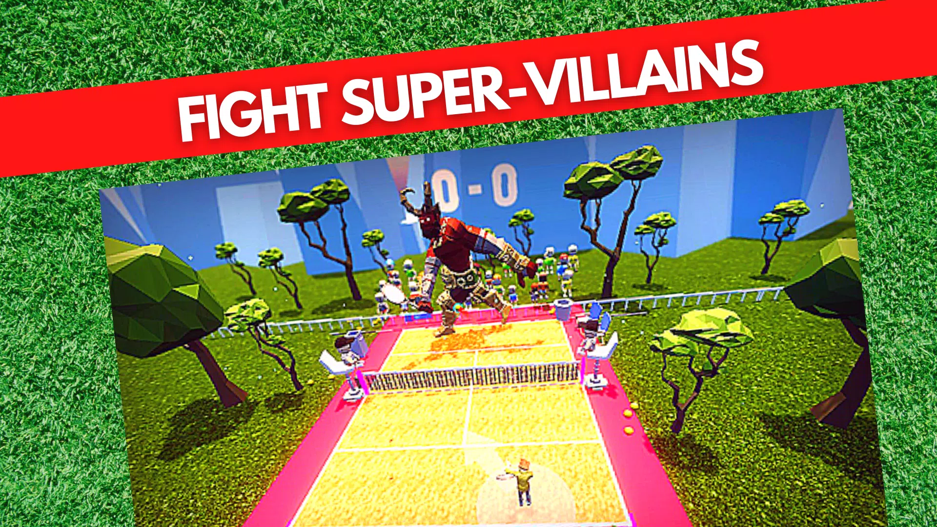 Tennis Superhero Battle screenshot 4