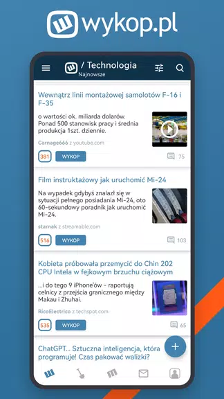 Wykop screenshot 1