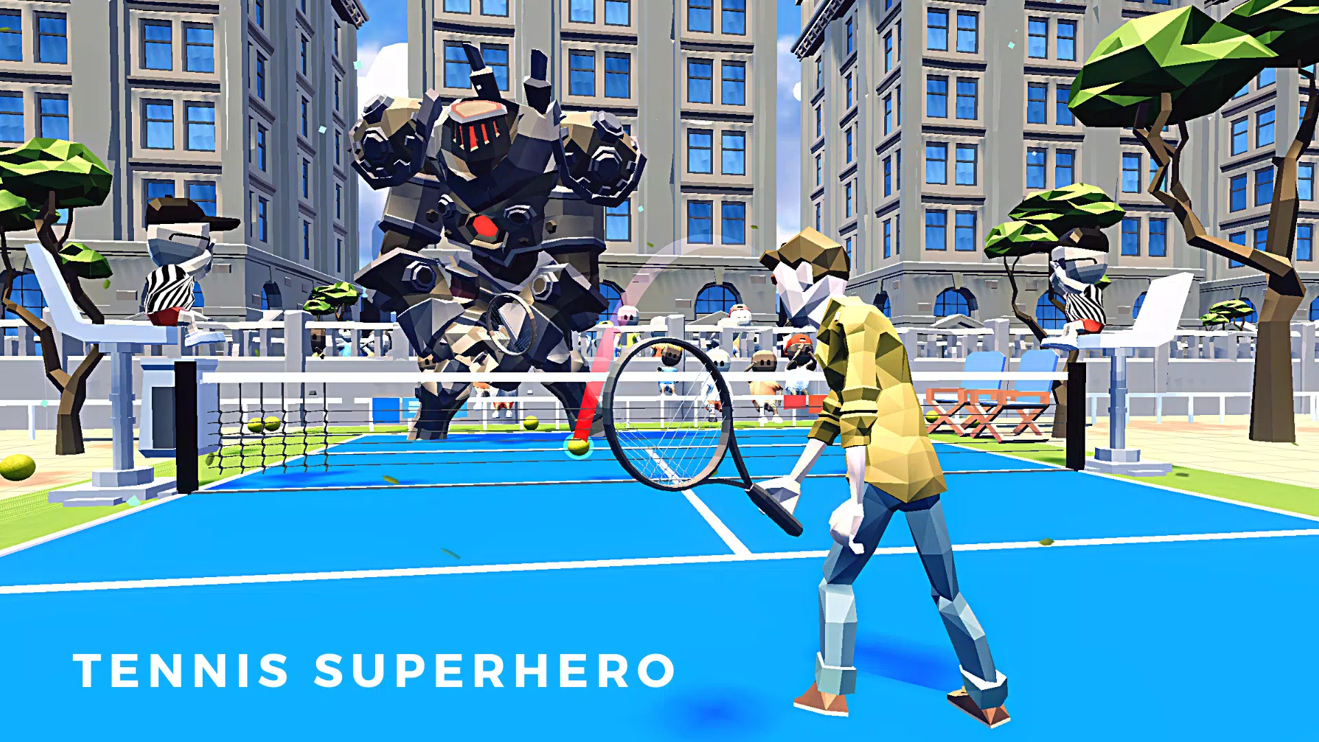 Tennis Superhero Battle screenshot 6