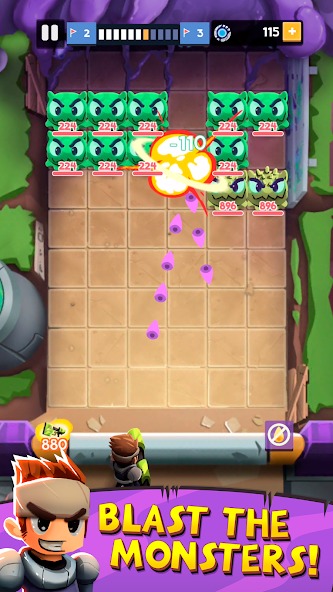 Gun Blast: Bricks Breaker! screenshot 1