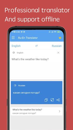 Russian English Translator screenshot 1