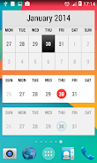 Month Calendar Widget screenshot 7