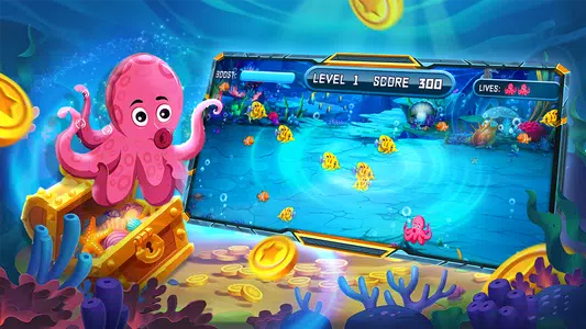Octopus Fishing screenshot 1