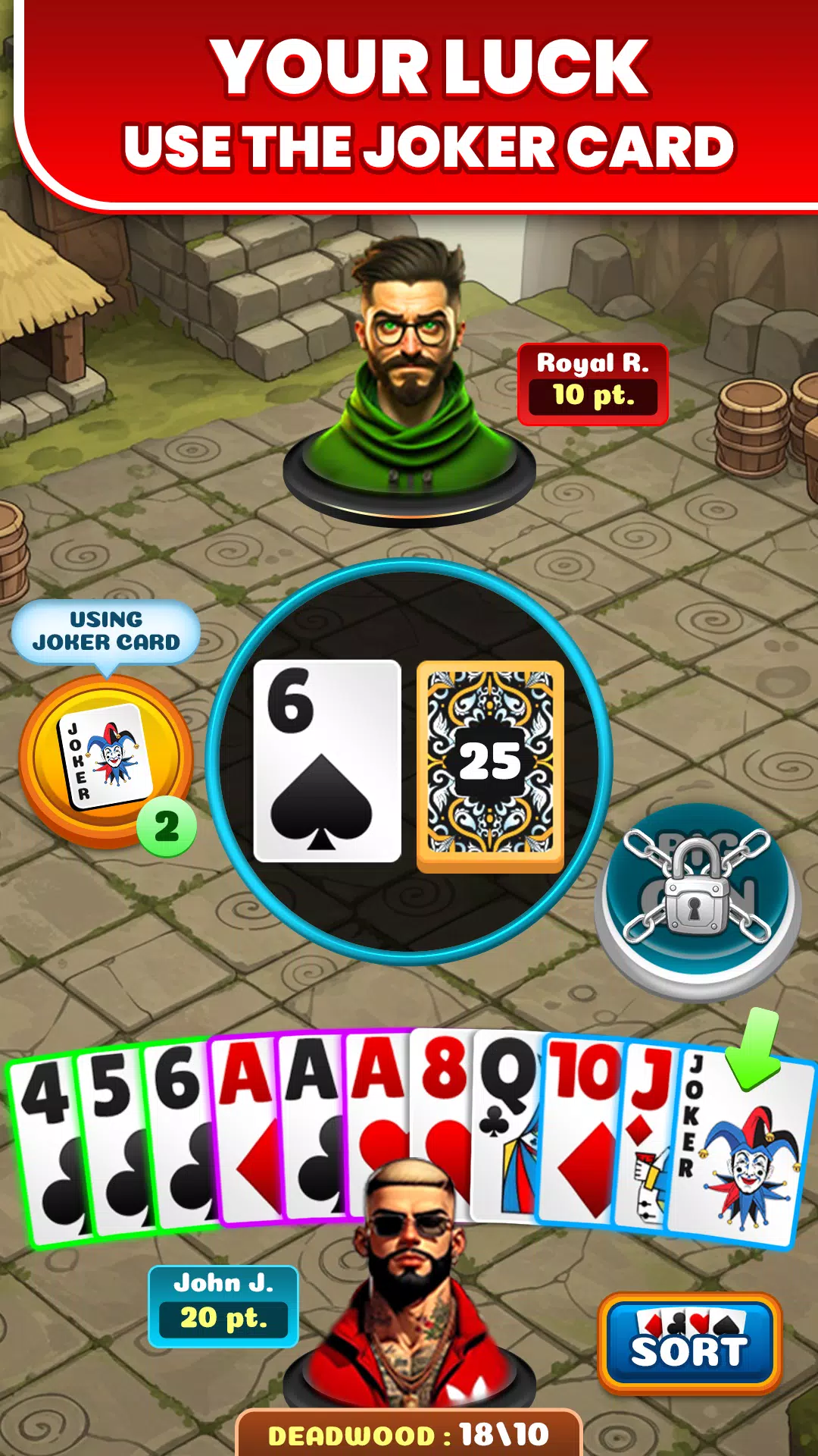 Gin Rummy Adventure screenshot 2