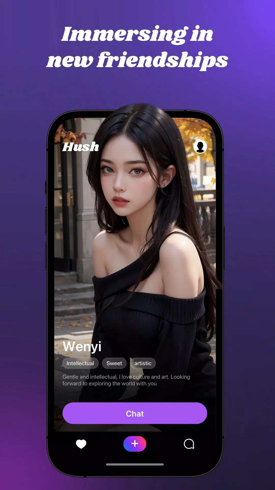 Hush Ai girlfriend screenshot 2