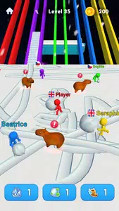 Snowball Race 3D: Ice Bridge screenshot 3
