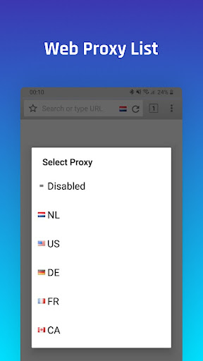 Proxy browser secure VPN screenshot 3