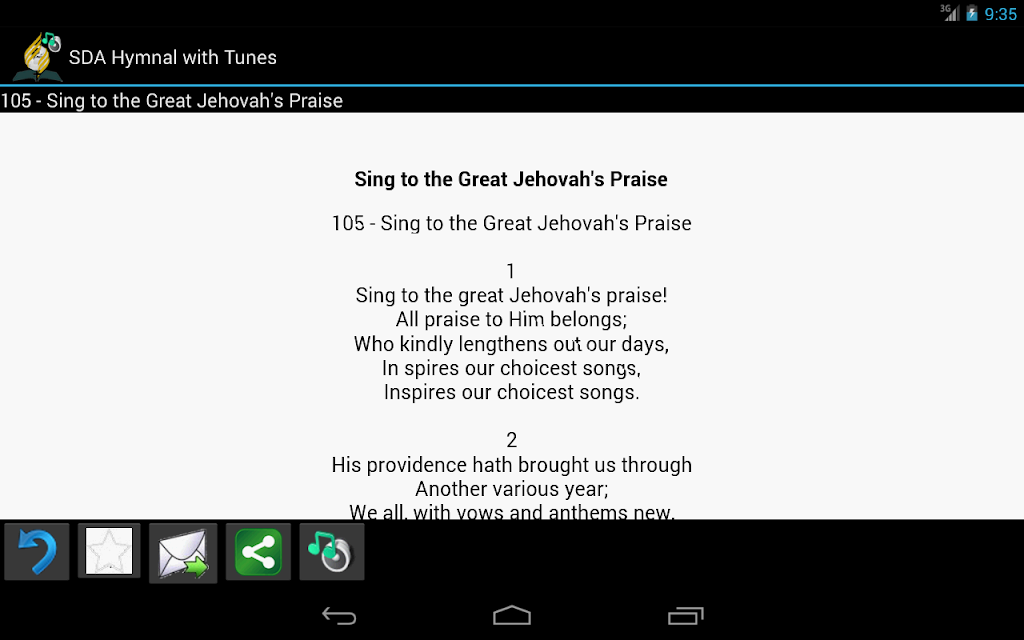 SDA Hymnal with Tunes screenshot 4
