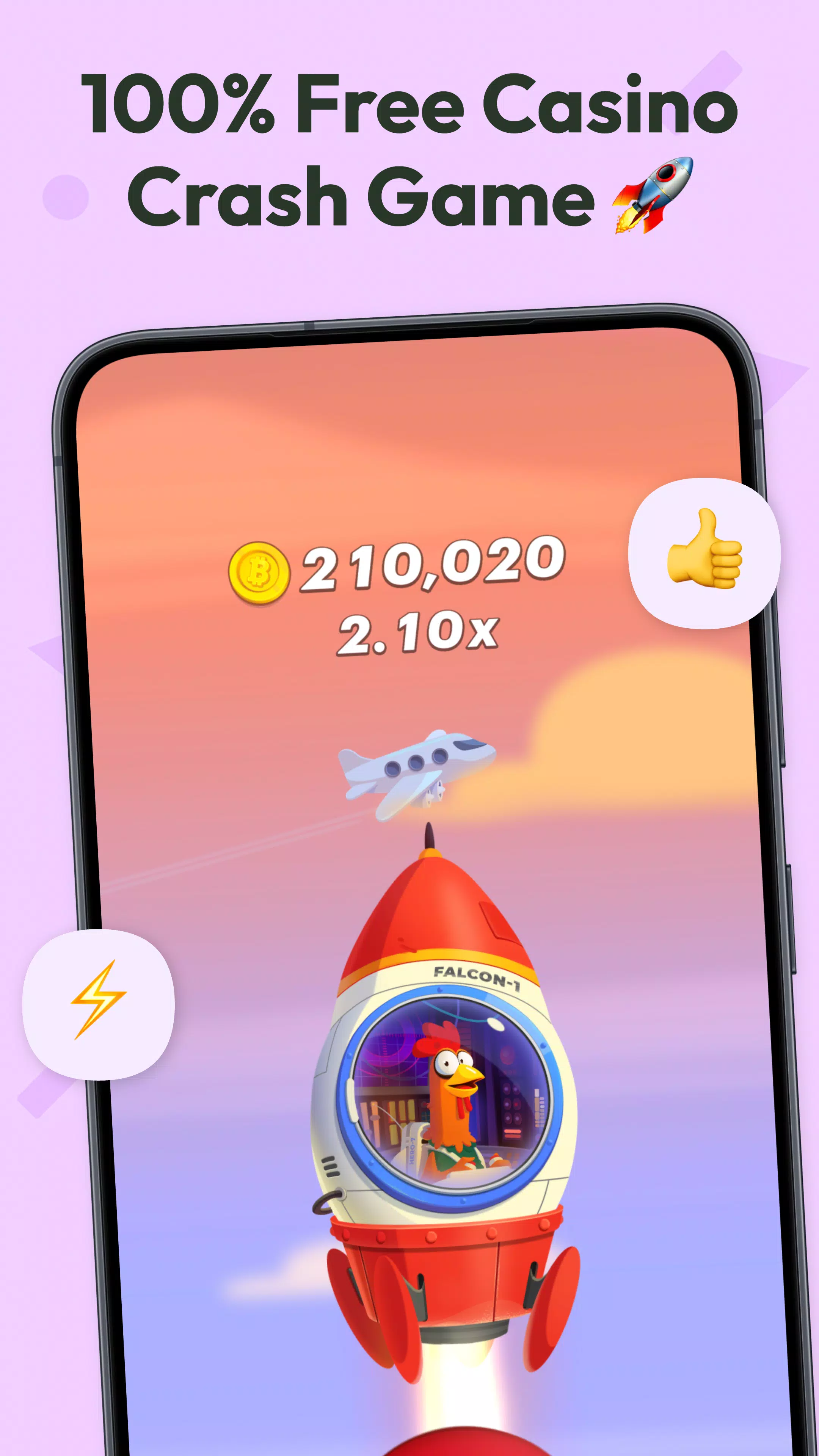 Chicken or Crash Earn Bitcoin screenshot 4