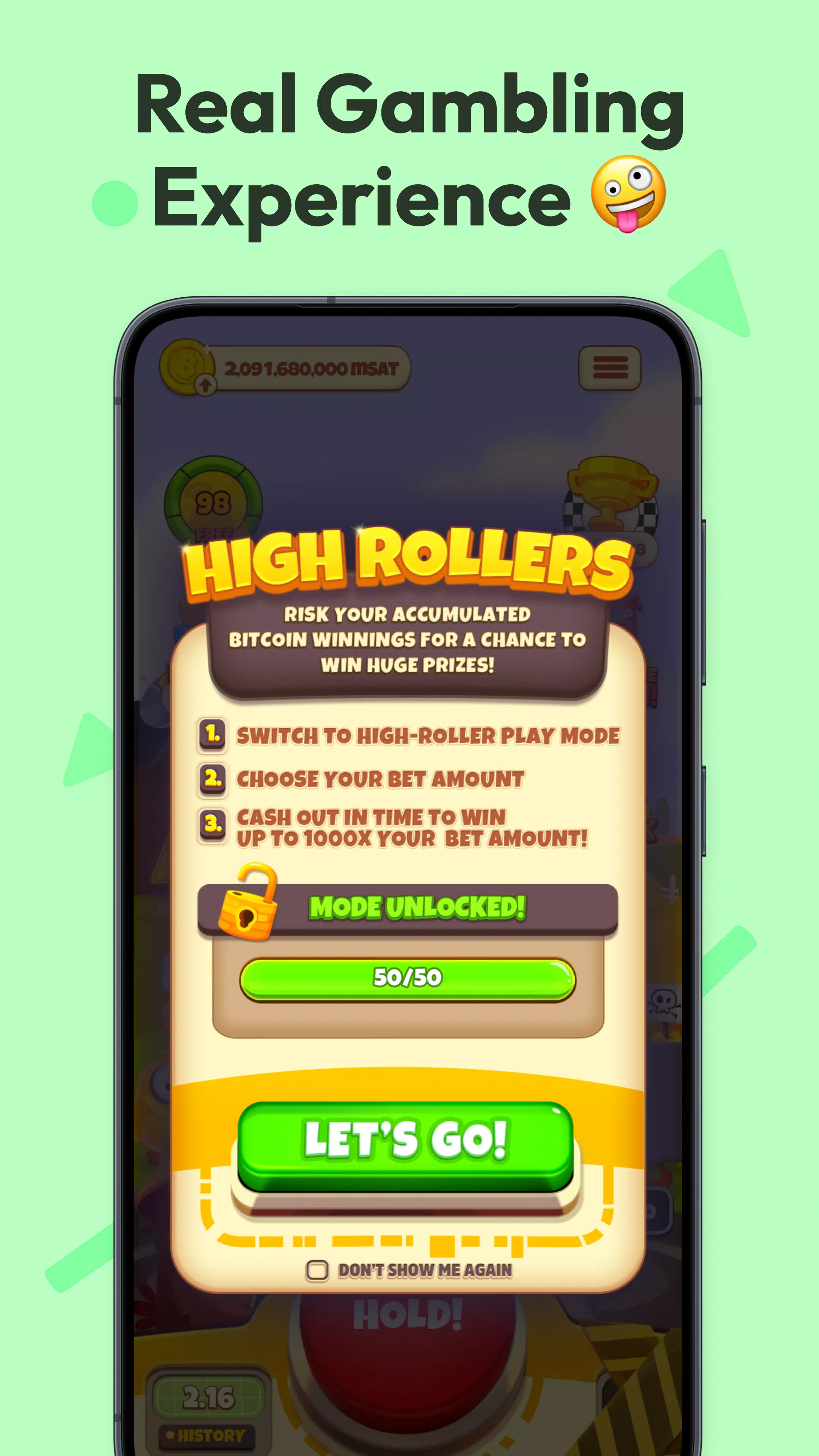 Chicken or Crash Earn Bitcoin screenshot 2