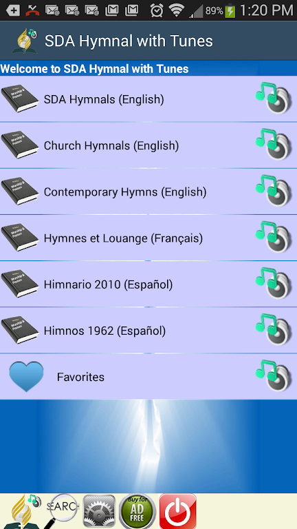 SDA Hymnal with Tunes screenshot 1