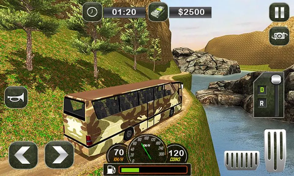 Army Bus Transporter Coach Fun screenshot 2