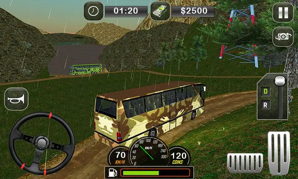 Army Bus Transporter Coach Fun screenshot 3