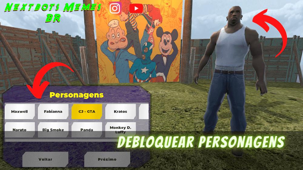 Nextbots Memes BR: Online/MP screenshot 4