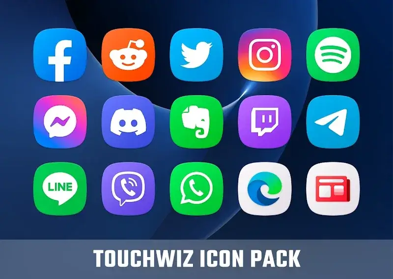 TouchWiz - Icon Pack screenshot 4