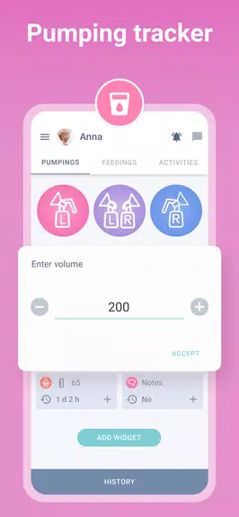 Breastfeeding Newborn tracker screenshot 2