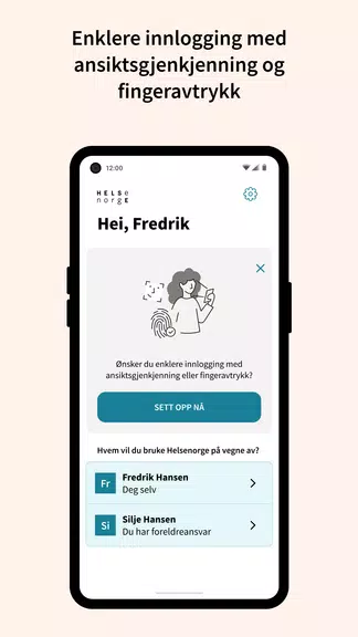 Helsenorge screenshot 2