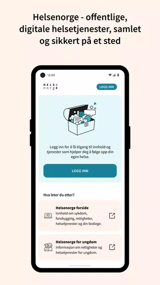 Helsenorge screenshot 1