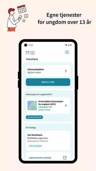 Helsenorge screenshot 4