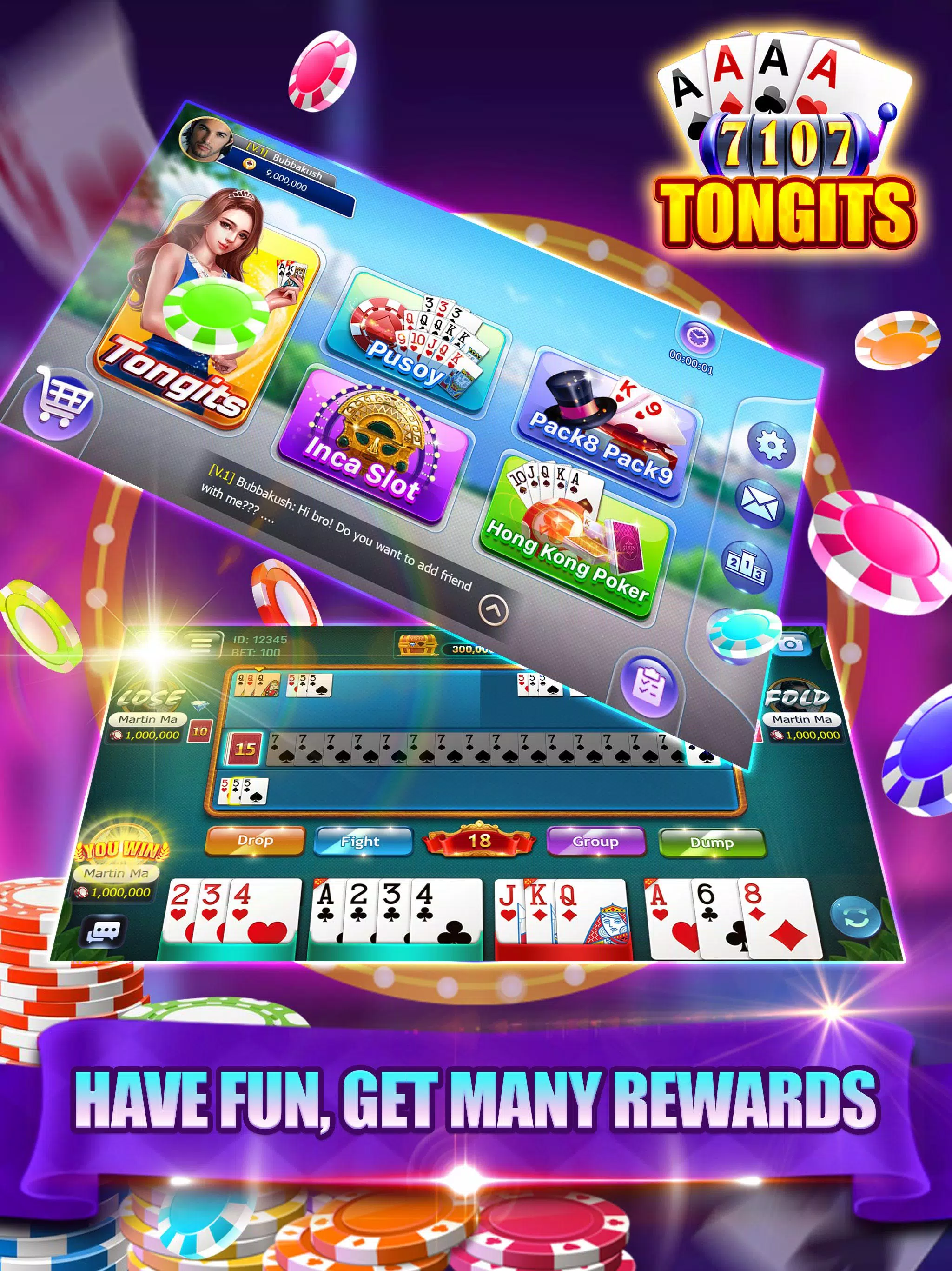 Tongits 7107 screenshot 1