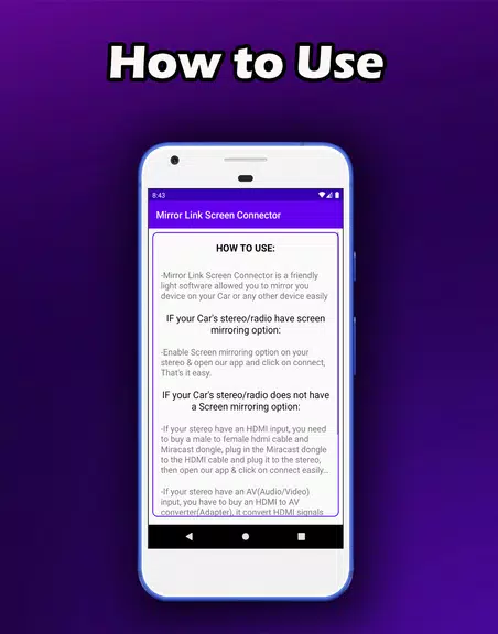 Mirror Link Screen Connector screenshot 3
