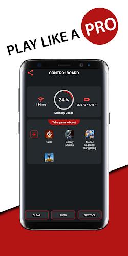 Game Booster Fire GFX- Fix Lag screenshot 1