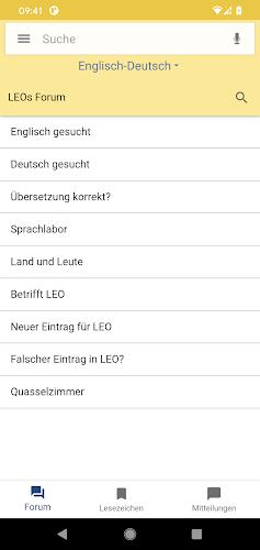 LEO dictionary screenshot 5